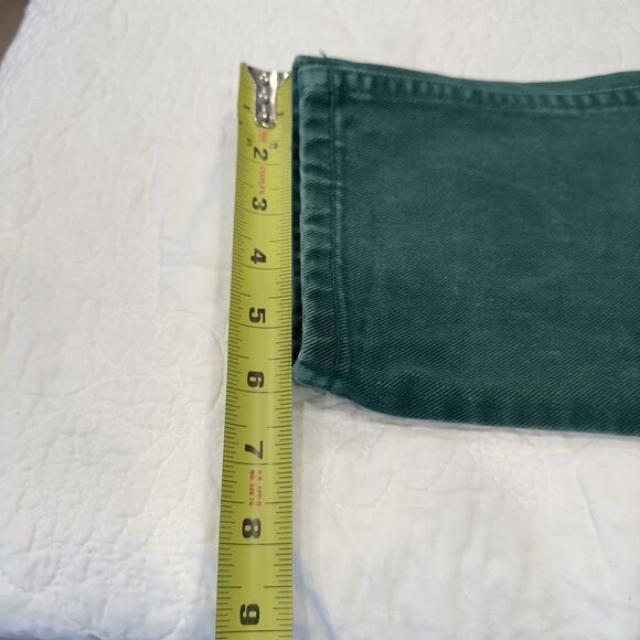 VTG 90s LEVI'S Women's High Waist Tapered Green Size 13 Jeans 17512-0842 Red Tag - Picture 14 of 14